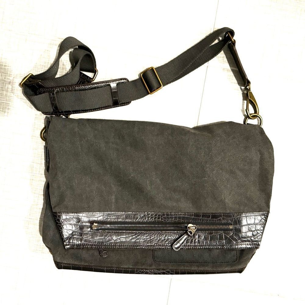 Bosca Attache Brief Case Correspondent Bag